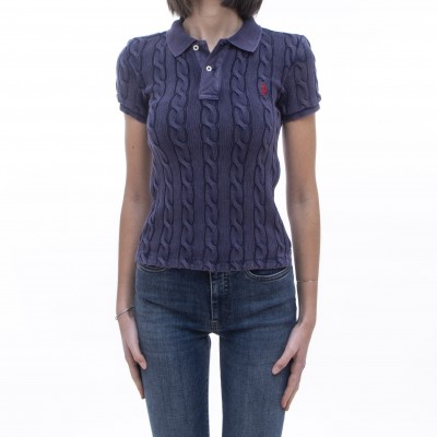 Women's short-sleeved polo...